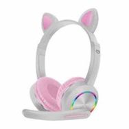 Baosity W-Mic Pembe Gri Bluetooth Kulaklık