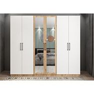Baramolife GAL5 Life 6 Kapaklı Çam Beyaz 208 cm Gardrop