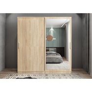 Baramolife GRK5 Kale Sürgülü Meşe 160 cm Gardrop