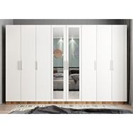 Baramolife GSL10 Life Sekiz Kapaklı Ceviz Beyaz 320 cm Gardrop