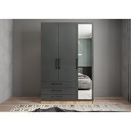 Baramolife GUL8 Life Üç Kapaklı Çam Antrasit 135 cm Gardrop