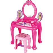 Barbie Ayaklı Makyaj Masası ve Sandalye Seti