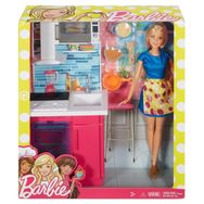 Barbie Bebek ve Oda Setleri Mutfak Oyun Seti