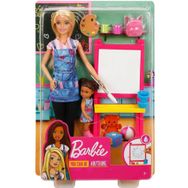 Barbie Ben Büyüyünce Meslek Setleri Sarışın Resim Öğretmeni