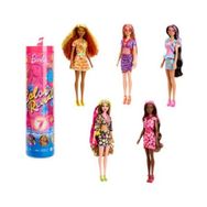 Barbie Color Reveal Renk Değiştiren Sürpriz Meyve Deseni Elbiseli Bebekler