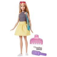 Barbie DMB30 İkisi Bir Arada Dönüşen Barbie Model Oyuncak