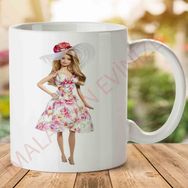 Barbie Doll Png Image Baskılı Kupa Bardak