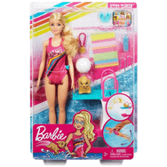 Barbie GHK23 Seyahatte Yüzücü Barbie Oyun Seti