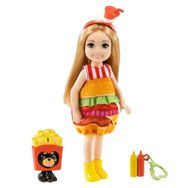 Barbie GHV69-GRP69 Açık Pembe Kostümlü Chelsea ve Hayvancığı Oyun Seti