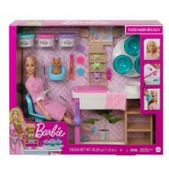 Barbie GJR84 Yüz Bakımı Yapıyor Oyun Seti