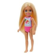 Barbie GLN73-HTK25 Çiçek Atletli Sarışın Chelsea Tatilde Bebekleri