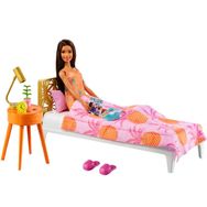 Barbie GTD87-GRG86 Bebek ve Yatak Odası Oyun Seti