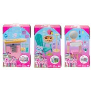 Barbie HJV32-HJV33 Barbie'nin Ev Dekorasyonu Oyun Seti