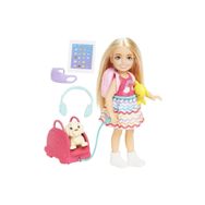 Barbie HJY17 Seyahatte Chelsea Bebek ve Aksesuarları