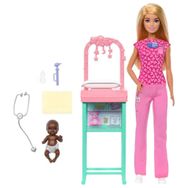Barbie JCR72 Doktor Bebek Bakım Temalı Kariyer Oyun Seti