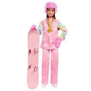 Barbie JKF78 Snowboard Sporcusu Bebek