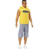 Barbie Ken Fashionistas yakışıklı Sarı New York Tişörtlü GDV14