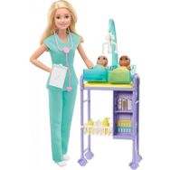 Barbie Ve Meslekleri DHB63-GKH23 Bebek Doktoru Oyun Seti