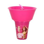 Barbie Yuvarlak Mısır Kovalı Pipetli Bardak