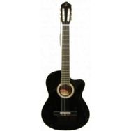 Barcelona LC 3900 CBK Cutaway Siyah Klasik Gitar + Kılıf
