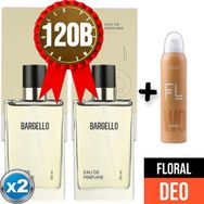 Bargello 120B EDP 2x50 ml Kadın Parfüm + Floral 150 ml Deodorant