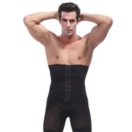 BaronHong Erkek Shapewear 3 Sıra Kanca Karın Kontrolü Zayıflama Bandı
