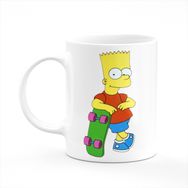 Bart Simpson Baskılı Kupa Bardak