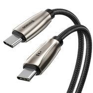 Baseus AITA Type C PD 2.0 60 W Led Işıklı 1 m Hızlı Şarj Kablosu