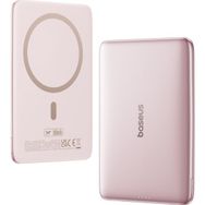 Baseus AM41 Picogo 5000 mAh Magsafe Pembe Kablosuz Powerbank