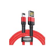 Baseus Cafule 2.4 A Lightning Kırmızı 1 m Şarj Kablosu