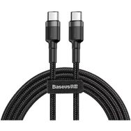 Baseus Cafule 3.0 A USB-C 1 m Gri Siyah Şarj Data Aktarımı Kablosu