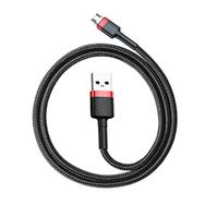 Baseus Cafule Mikro Kırmızı Siyah 2.4A 0.5 m Usb Kablo