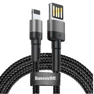 Baseus Cafule Special Edition Lightning 2.4A 1 mt Kablo Gri Kablo
