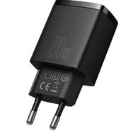 Baseus Compact 20W U+C QC. Siyah Seyehat Şarjı
