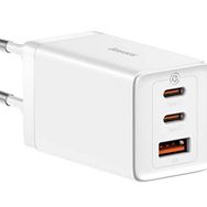 Baseus GAN5 Pro 2C+U 65 Watt Beyaz Şarj Aleti