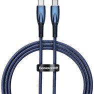 Baseus Glimmer 100W Type-C TO 1 m Mavi Şarj Kablosu