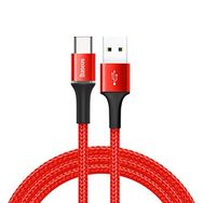 Baseus Halo Kırmızı Şarj ve Data Aktarım Kablosu