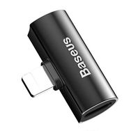 Baseus L46 Kulaklık ve Şarj Adaptörü Siyah IPhone Lightning Çoklayıcı