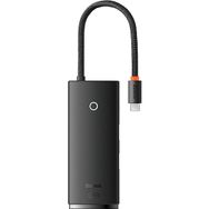 Baseus Lite 5 in 1 Multi Fonksiyonal Type-C Siyah Dock Station Hub
