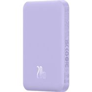 Baseus Magsafe Mini Wireless 5.000 MAH 20W Mor Taşınabilir Şarj Cihazı