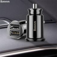 Baseus Mini Dual 3.1A Çıkışlı Max Hızlı Araç Şarj Başlığı