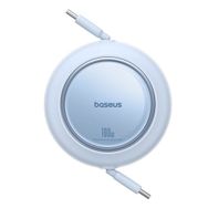 Baseus P10364500313-00 Free 2 Pull Mini Geri Çekilebilir USB-C 100 W 2 mt Mavi Şarj Kablosu