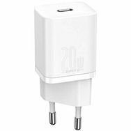 Baseus Super Si Ccsup-B02 PD 20 w Beyaz Güç Adaptörü