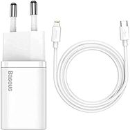 Baseus Super Si PD 20W 1 mt Beyaz Duvar Şarj Seti