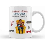 Baskı Dükkanı 049 Babalar Günü Kupa Bardak