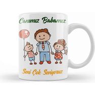 Baskı Dükkanı 05 Babalar Günü Kupa Bardak