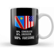 Baskı Dükkanı 50% Costa Rican 50% American 100% Awesome Kupa