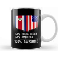 Baskı Dükkanı 50% Croatian 50% American 100% Awesome Immigrant Kupa