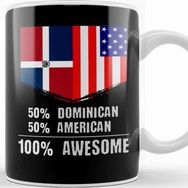 Baskı Dükkanı 50% Dutch 50% American 100% Awesome Immigrant Kupa