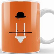 Baskı Dükkanı A Clockwork Orange Frame Movie Silhouette Kupa
